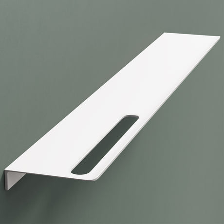 Estante de Ducha Glasvilla Reglo-06 Aluminio Premium 2-en-1 con Toallero (Atornillable o Adhesivo)
