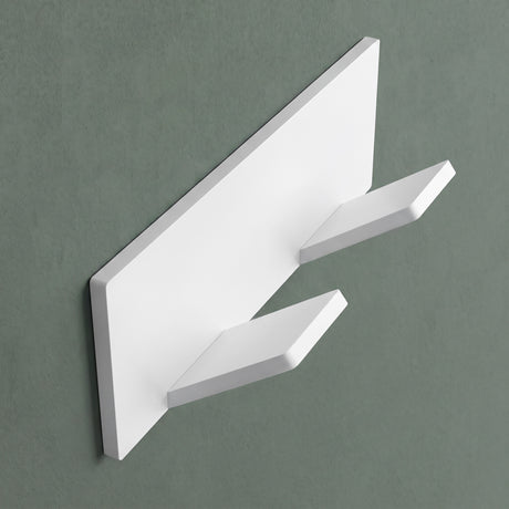 glasvilla Wandgarderobe Wandhaken aus Aluminium Garderobe mit klappbaren Haken Garderobenleiste Garderobenhaken Kleiderhaken Stalo-02+03