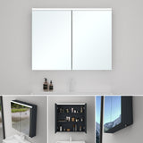 glasvilla Armoire de Toilette avec Éclairage LED Armoire de Toilette Armoire Murale Miroir de Salle de Bain Spiegelschrank-03