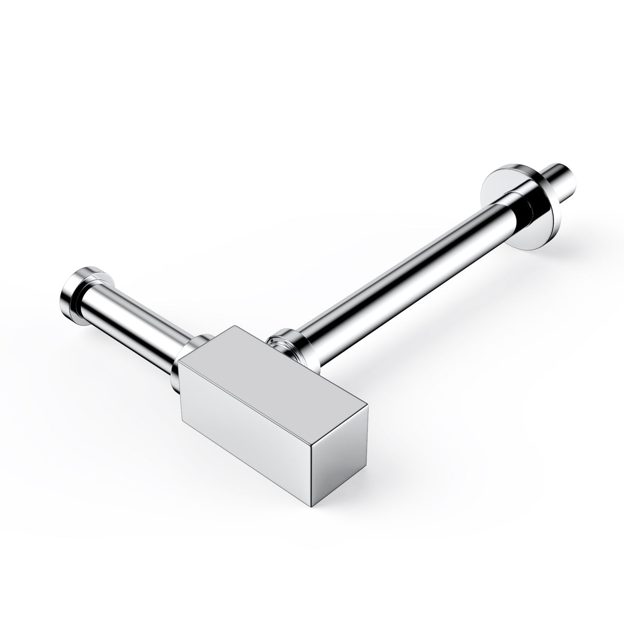 glasvilla Scarico per Lavabo e Mobile Sottolavabo, Sifone Antiodore, Materiale: Ottone, Filettatura di Collegamento