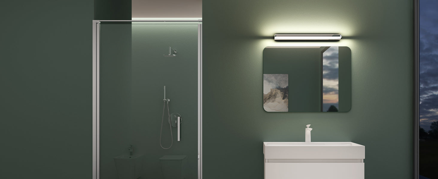 glasvilla Lampada da Specchio LED per Bagno | Lampada a Specchio 4000K, Illuminazione da Parete per Trucco SparkLuxe