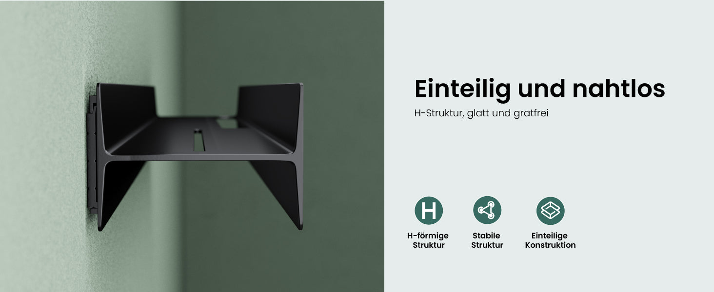 Estante de Ducha Glasvilla Reglo-03 Repisa de Pared 40 cm para Baño (Atornillable o Adhesiva)