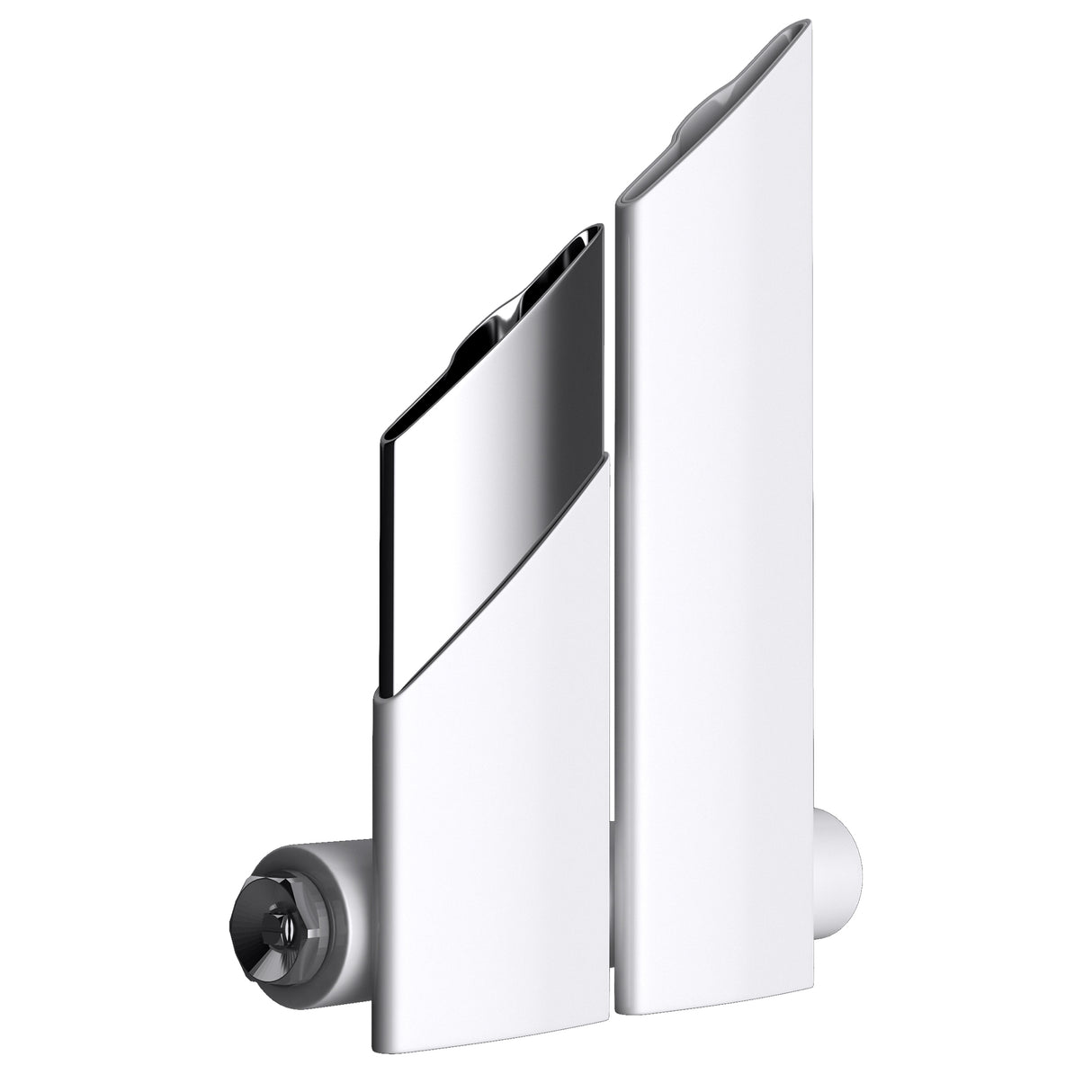 glasvilla Radiateur de Salle de Bain à Raccordement Central Plat et à Raccordement Latéral Radiateur à Panneau Chauffage de Salle de Bain Monocouche en Acier FV