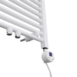 glasvilla Élément Chauffant avec Thermostat Électrique avec Écran LCD Cartouche Chauffante en Acier Inoxydable Élément Chauffant pour Radiateurs Sèche-Serviettes de Salle de Bain