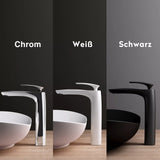 glasvilla Robinet de Salle de Bain Mitigeur Monocommande pour Lavabo Installation de Salle de Bain WAM-7201