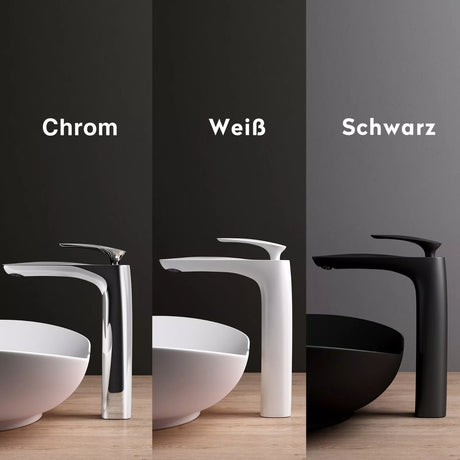 glasvilla Armatur Wasserhahn Bad Waschbeckenarmatur Badinstallationen Einhebelmischer WAM-7201