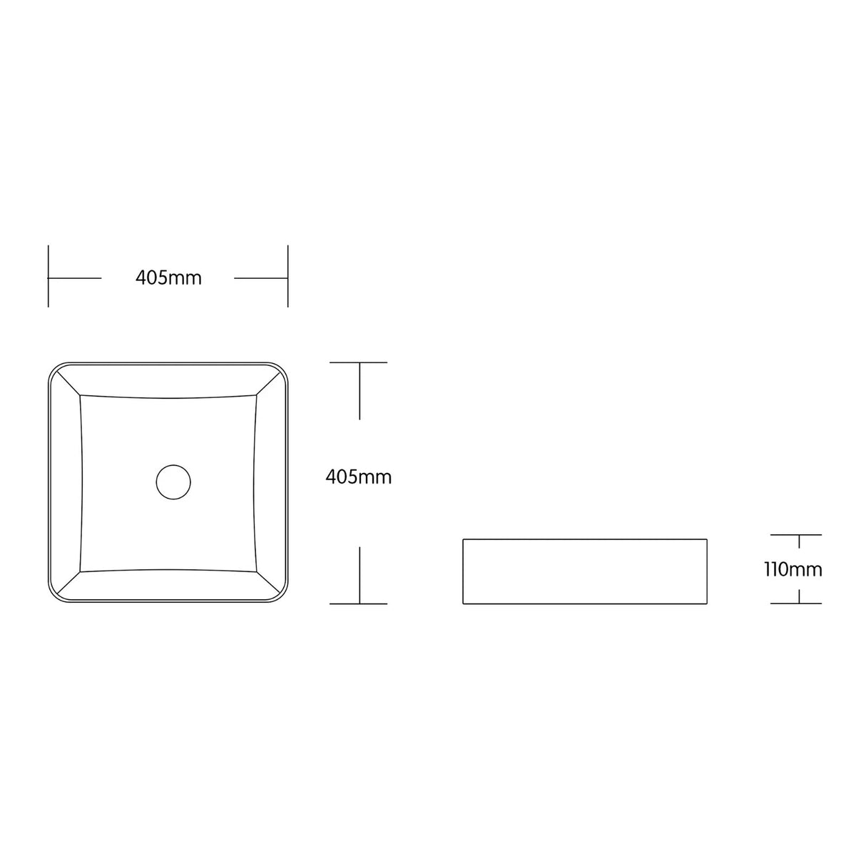 Vasque à poser blanche Glasvilla, cuve en céramique, Bruxelles105