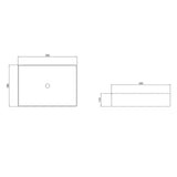 Vasque à poser blanche Glasvilla, cuve en céramique, Bruxelles105