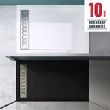 glasvilla Duschwanne Duschtasse aus hochwertigem Acryl Rechteckig Quadratisch Xetro04