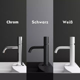 Robinetterie Glasvilla, robinet de salle de bain, robinet d'évier, installations de salle de bain, mitigeur monocommande WAO-7701