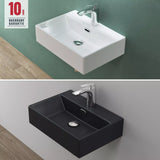 glasvilla Waschbecken keramik Aufsatzwaschbecken Hängewaschbecken Waschtisch mit Nano-Bechichtung Brüssel206