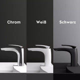 glasvilla Robinet de Salle de Bain Mitigeur Monocommande pour Lavabo Installation de Salle de Bain WAM-7201