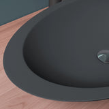 Vasque à poser Glasvilla, vasque, meuble-lavabo, vasque en fonte minérale Col802