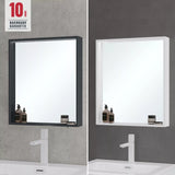 glasvilla Armadietto a Specchio con Luce Specchio con Pensile per Bagno con Luce LED Mobiletto da Bagno con Ante a Specchio Spiegelschrank-01