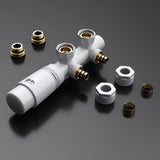 glasvilla Robinet de Radiateur avec Régulateur et Réglage de la Température de 6° à 28° Robinet Thermostatique