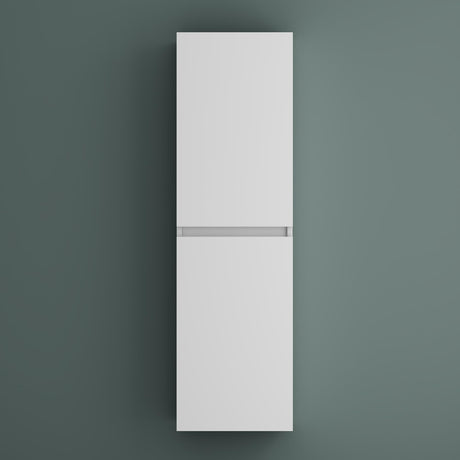 glasvilla Armoire Latérale de Salle de Bain avec 2 Portes et 4 Compartiments Étagère de Salle de Bain Armoire Polyvalente Armoire de Salle de Bain LTH 35x20x120 cm Verona